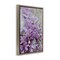 Stupell Industries Purple Orchid Petals Framed Floater Canvas Wall Art Design by Lori Deiter